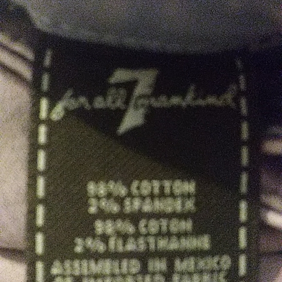 7 Jeans. (7 for all mankind JEANS). Metallic Purple. Size 28. Womens. Skinny - Picture 6 of 6